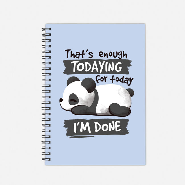 Enough Todaying-none dot grid notebook-NemiMakeit