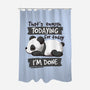 Enough Todaying-none polyester shower curtain-NemiMakeit