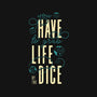 By The Dice-none stretched canvas-ShirtGoblin
