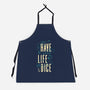 By The Dice-unisex kitchen apron-ShirtGoblin