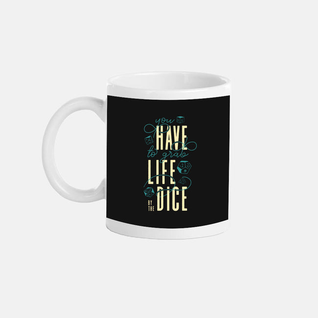 By The Dice-none glossy mug-ShirtGoblin