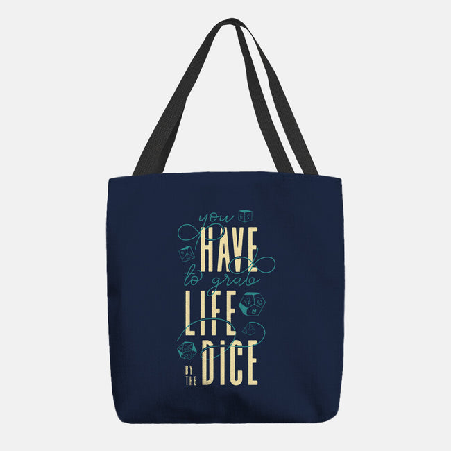 By The Dice-none basic tote-ShirtGoblin