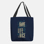 By The Dice-none basic tote-ShirtGoblin