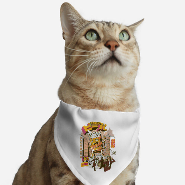Drunk Beer Attack-cat adjustable pet collar-ilustrata