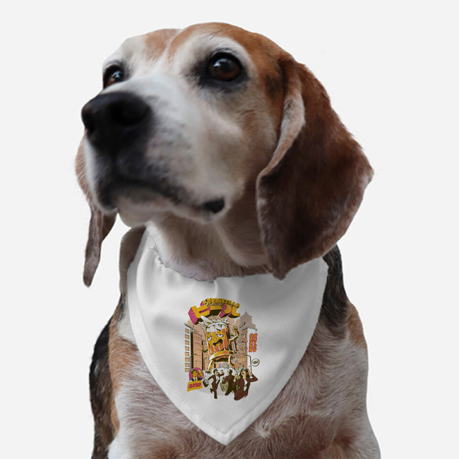 Drunk Beer Attack-dog adjustable pet collar-ilustrata