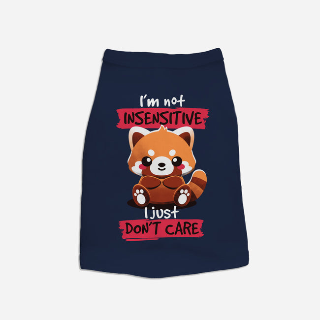 Insensitive Red Panda-cat basic pet tank-NemiMakeit