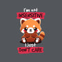 Insensitive Red Panda-none basic tote-NemiMakeit