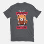 Insensitive Red Panda-womens basic tee-NemiMakeit