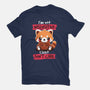 Insensitive Red Panda-womens basic tee-NemiMakeit
