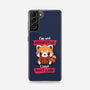 Insensitive Red Panda-samsung snap phone case-NemiMakeit