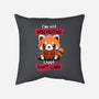 Insensitive Red Panda-none removable cover w insert throw pillow-NemiMakeit