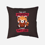 Insensitive Red Panda-none removable cover w insert throw pillow-NemiMakeit