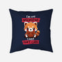Insensitive Red Panda-none removable cover w insert throw pillow-NemiMakeit