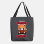 Insensitive Red Panda-none basic tote-NemiMakeit