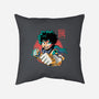 Detroit Smash-none removable cover w insert throw pillow-Corgibutt