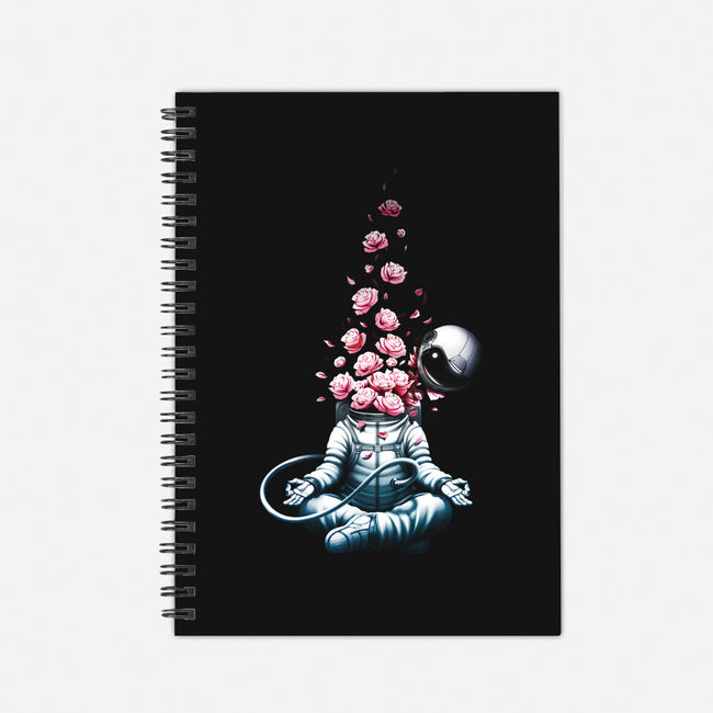 Astro Meditation Roses-none dot grid notebook-tobefonseca