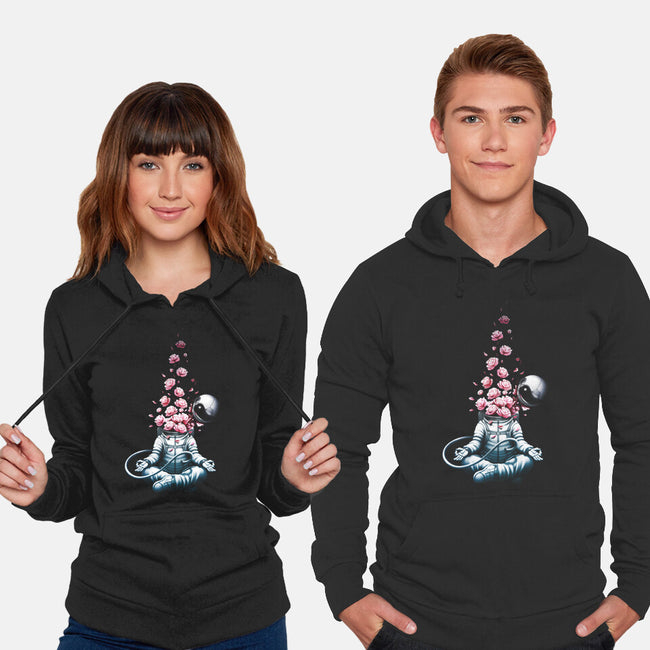 Astro Meditation Roses-unisex pullover sweatshirt-tobefonseca