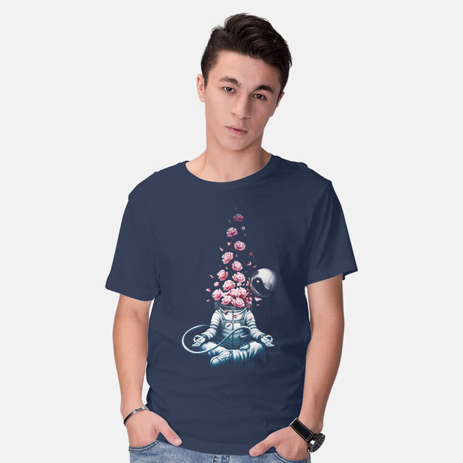 Astro Meditation Roses-mens basic tee-tobefonseca