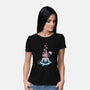 Astro Meditation Roses-womens basic tee-tobefonseca