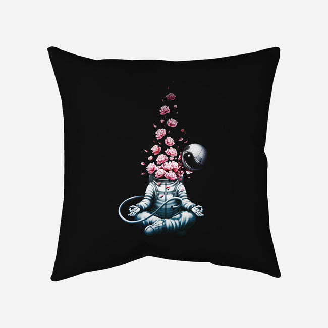 Astro Meditation Roses-none removable cover w insert throw pillow-tobefonseca