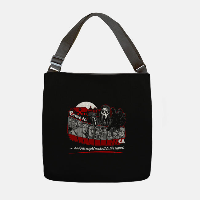 Come To Woodsboro-none adjustable tote-goodidearyan