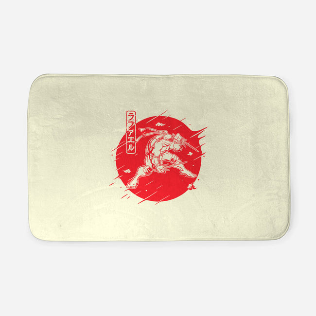 Red Warrior Turtle-none memory foam bath mat-Rogelio