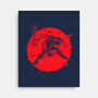 Red Warrior Turtle-none stretched canvas-Rogelio