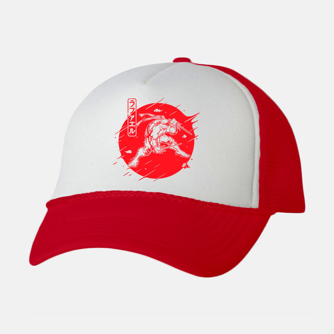Red Warrior Turtle-unisex trucker hat-Rogelio