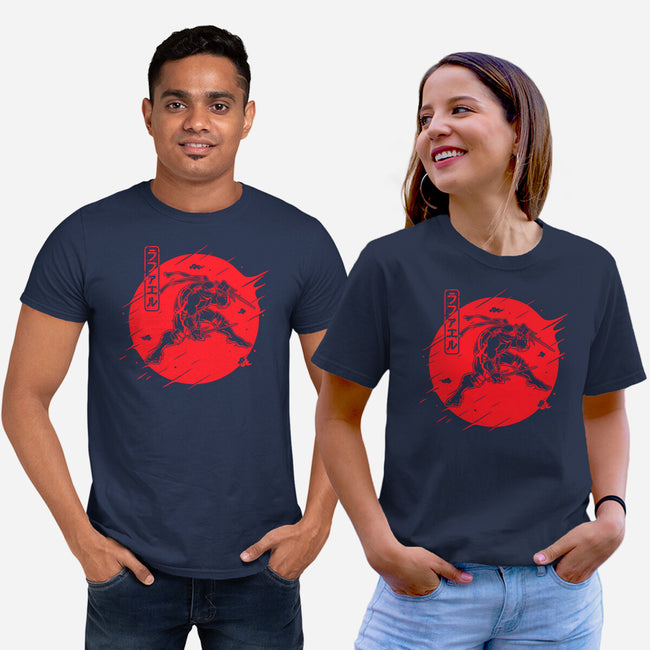 Red Warrior Turtle-unisex basic tee-Rogelio