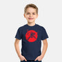 Red Warrior Turtle-youth basic tee-Rogelio