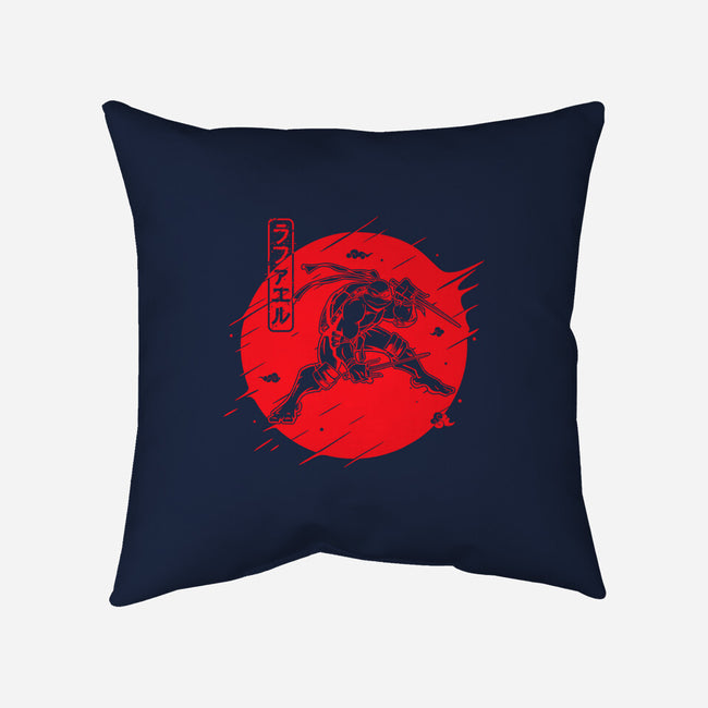 Red Warrior Turtle-none removable cover throw pillow-Rogelio
