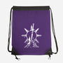 Praise The Bonfire-none drawstring bag-Logozaste