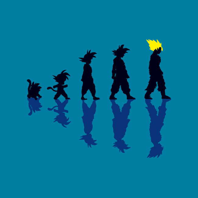 Goku Evolution-none glossy sticker-dalethesk8er