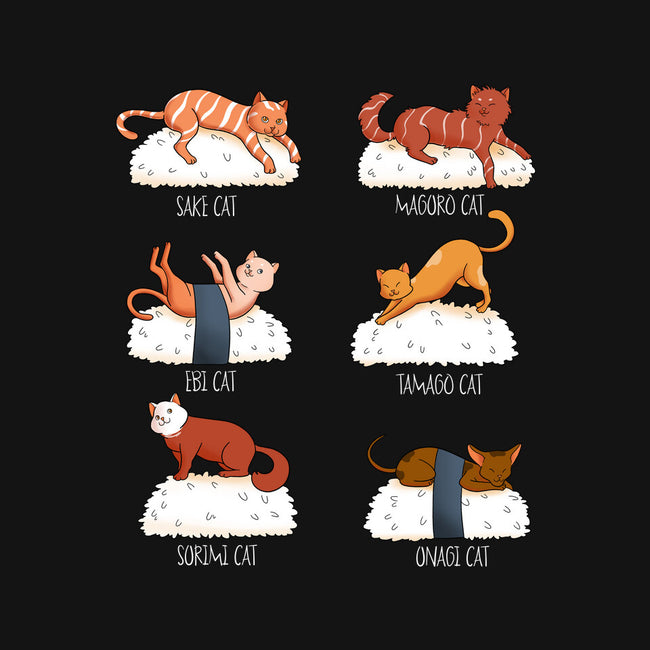 Sushi Cat-none memory foam bath mat-FunkVampire
