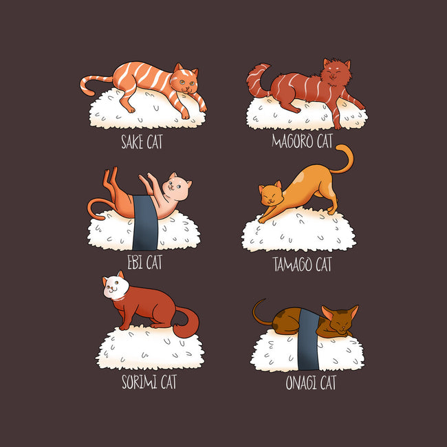 Sushi Cat-womens basic tee-FunkVampire