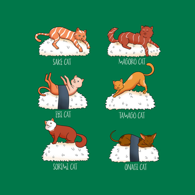 Sushi Cat-womens basic tee-FunkVampire