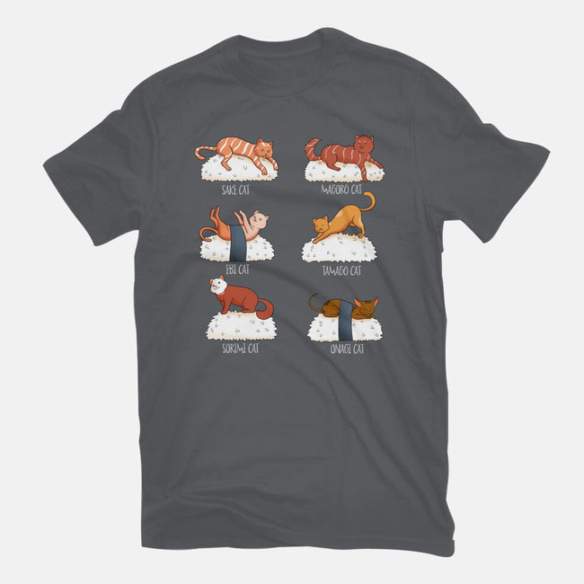 Sushi Cat-womens basic tee-FunkVampire