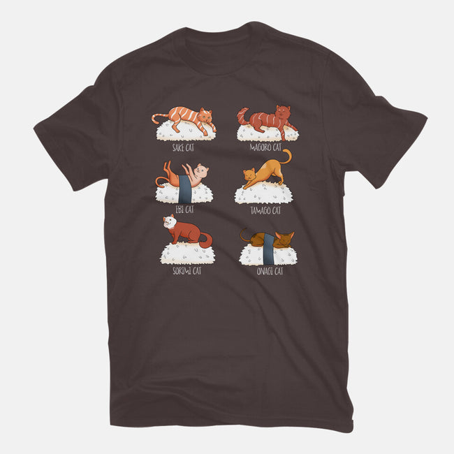 Sushi Cat-womens basic tee-FunkVampire