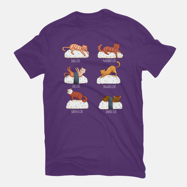 Sushi Cat-womens basic tee-FunkVampire