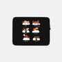 Sushi Cat-none zippered laptop sleeve-FunkVampire