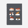 Sushi Cat-none dot grid notebook-FunkVampire