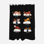 Sushi Cat-none polyester shower curtain-FunkVampire