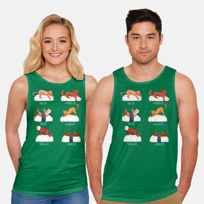 Sushi Cat-unisex basic tank-FunkVampire
