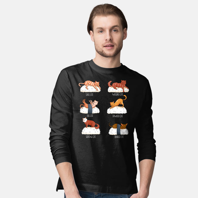 Sushi Cat-mens long sleeved tee-FunkVampire