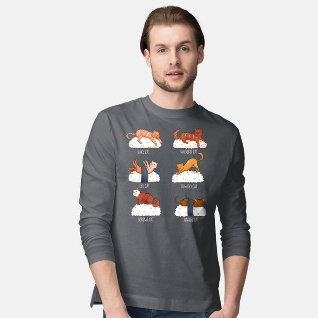Sushi Cat-mens long sleeved tee-FunkVampire
