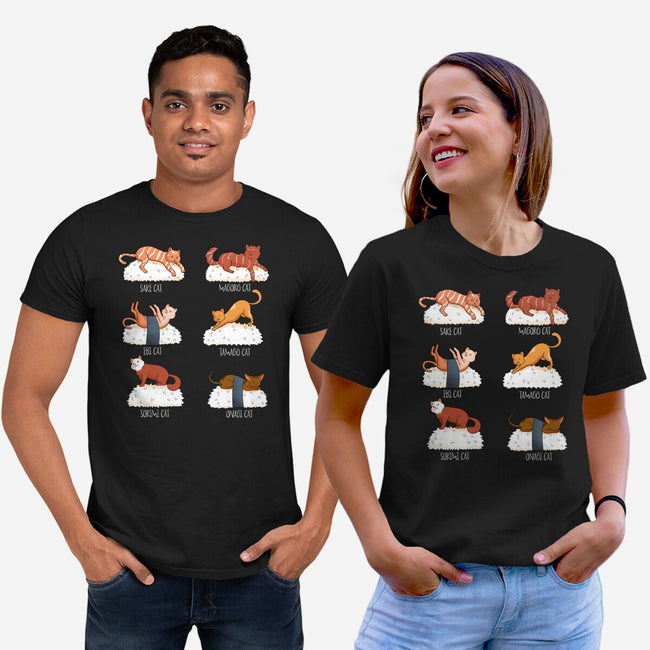 Sushi Cat-unisex basic tee-FunkVampire