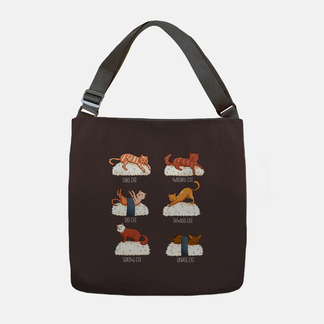 Sushi Cat-none adjustable tote-FunkVampire