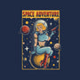Space Adventure-womens fitted tee-Slikfreakdesign
