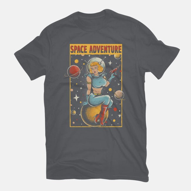 Space Adventure-womens basic tee-Slikfreakdesign