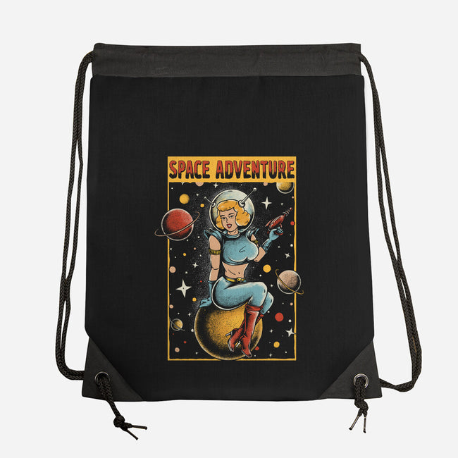 Space Adventure-none drawstring bag-Slikfreakdesign